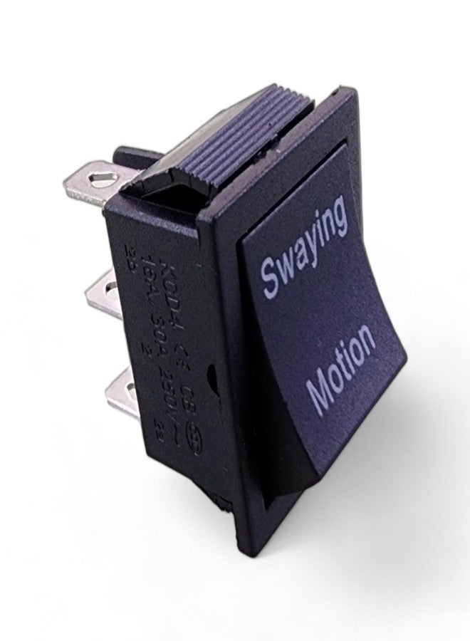Mekashi Kids Swing Function Switch For Ride On Cars (Toy Part) Plastic Black |1-7 Year - Image 1